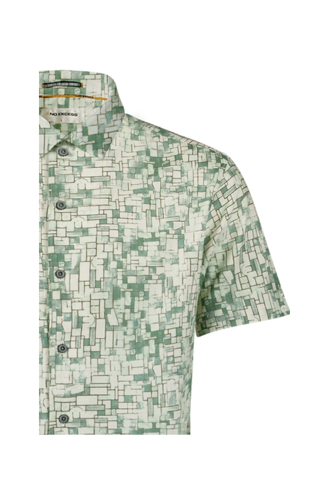 OVERHEMD MET GRAFISCH PATROON 27440391 050 GREEN
